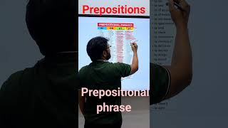 Prepositional Phrases rnj english dineshsirlivestudy englishgrammar dineshsir englishlanguage [upl. by Jabon484]