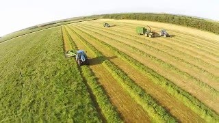 At silage in Northumberland using RTK [upl. by Dela958]