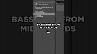 Create A Simple Bassline If You’re A Beginner Using MIDI Chords [upl. by Tavie]