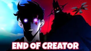 END OF SYSTEM CREATOR  JIN WOO VS CREATOR sololeveling jinwoo mangaexplaininhindi [upl. by Llerryt]