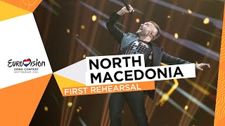 Vasil  Here I Stand  First Rehearsal  North Macedonia 🇲🇰  Eurovision 2021 [upl. by Abramson]