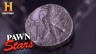 Pawn Stars BIBLICAL COIN WITH A SECRET PAST Season 7  History [upl. by Nivra]