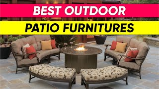 Top 10 Outdoor Patio Furnitures in 2024 👌 [upl. by Walrath]