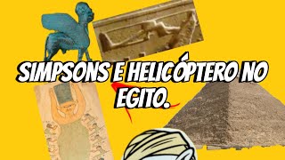 Helicóptero e Simpsons na pirâmide do Egito [upl. by Rellek]