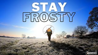 Paramotor Vlog  Frosty FIRST flight of 2023 of many hopefully [upl. by Adiraf734]