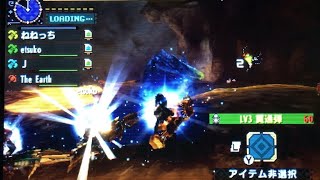 【MHXX】ブラキ炭鉱 貫通ラーホル視点 [upl. by Lisk986]