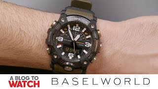 Casio GSHOCK Mudmaster GGB100 GGB1001A3 Watch HandsOn  New for Baselworld 2019  aBlogtoWatch [upl. by Nylanaj14]