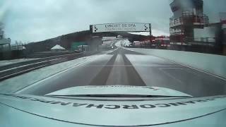 The Circuit of SpaFrancorchamps in the snow [upl. by Tila]