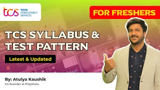 TCS Syllabus and Test Pattern 2023  TCS NQT Preparation [upl. by Hashum]