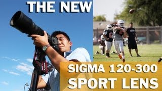 Sigma 120300 f28 DG OS Sport Lens On the Field HS Football [upl. by Ycrad]