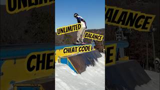 Balance Cheat Code ENGAGED🧑‍💻 shorts snowboarding snowboard [upl. by Kitty]