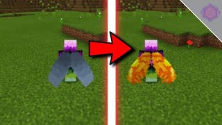 Minecraft How To Change The Design Of The Elytra In Bedrock And Java [upl. by Ulita564]