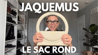 UNBOXING JACQUEMUS NEW BAG LE SAC ROND  JRSPARTY [upl. by Linker]