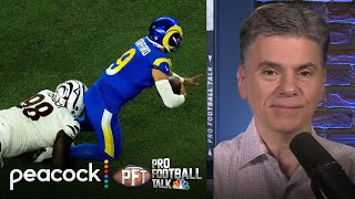 Cincinnati Bengals’ defense ‘saved the day’ vs Los Angeles Rams  Pro Football Talk  NFL on NBC [upl. by Froehlich441]