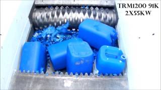 1 Trituratore TRM1200 91K 2x55kw Shredder TRM1200 91K 2x55kw [upl. by Lissy]