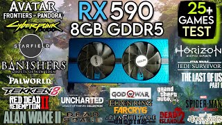 RX 590 In Early 2024  Test In 25 Awesome Games  RX 590 In 2024 [upl. by Adalheid234]