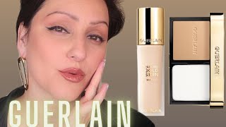 NEW GUERLAIN PARURE GOLD FOUNDATION AND POWDER  Matte Complexion for all skin types [upl. by Jarid]