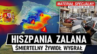 Hiszpania POD WODĄ  Wielka POWÓDŹ NISZCZY kraj [upl. by Shae]