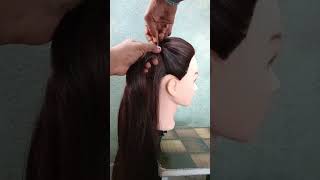 U pin roll hairstyle shortvideo shorts [upl. by Izzy]