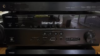 Yamaha HTR6065 Receiver ‘Internal Error’ ‘Error 4000’ No Model Info Full Repair [upl. by Annuahsal]