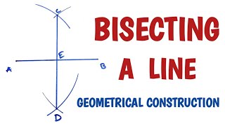 How to bisect a line [upl. by Sapphire]