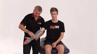 Rocktape application for carpal tunnel issues [upl. by Omsoc985]