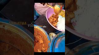 white rice  chicken dry curry and  veg biryani street food [upl. by Notlrak]