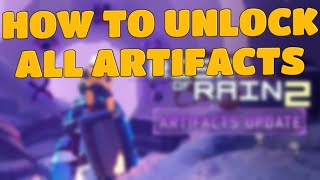 How to unlock Artifacts in Risk of Rain 2 [upl. by Myrtice318]