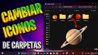 ✅ CÓMO CAMBIAR ÍCONOS DE CARPETAS EN WINDOWS  PERSONALIZAR ESCRITORIO 💻 [upl. by Groveman]