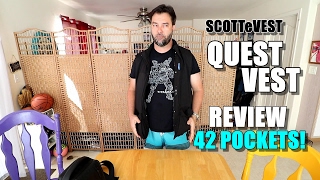 SCOTTeVEST QUEST Vest  Review  42 Pocket Drone Enthusiast Vest [upl. by Neron187]