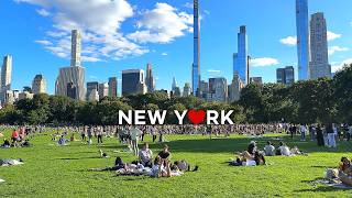 4K🇺🇸NYC walk A Perfect Sunny Day in Central Park New York City🗽🚕 Sep 2024 [upl. by Odelinda509]