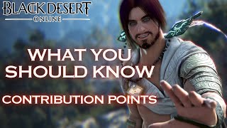 What You Need to know about Contribution Points  Black Desert Online Beginners Guide [upl. by Cliffes556]