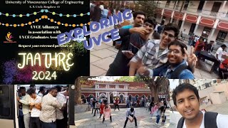 Exploring Jathre Event at UVCE  Vlog2 Exploring UVCE [upl. by Aicilec]