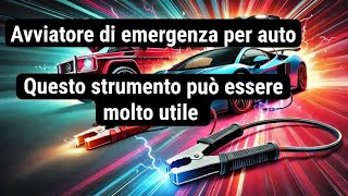 Avviatore di emergenza per auto Jump Start strumento per avviare la macchina con batteria scarica [upl. by Cowen]