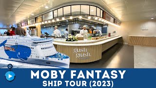 Moby Fantasy ship tour Scopri gli interni gemello del Moby Legacy [upl. by Tybie]