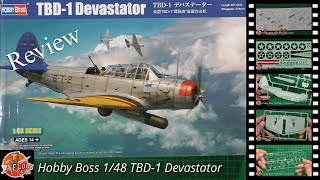 Hobby Boss 148 TBD1 Devastator Review [upl. by Nonez]