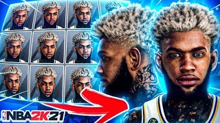 NEW BEST FACE CREATION IN NBA 2K21 COMP STAGE FACE CREATION [upl. by Barby598]