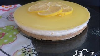 Tarta de Limón SIN HORNO Y MUY FÁCIL  receta paso a paso [upl. by Hamian]