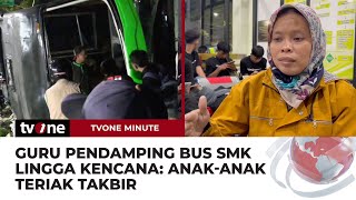 Guru Pendamping SMK Lingga Kencana Beri Kesaksian tvOne Minute [upl. by Petes426]