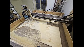 Another Day at Live CNC Carving  Relaxing Woodworking Session [upl. by Nnadroj799]