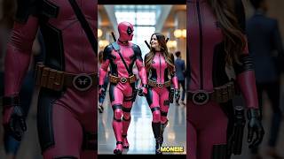 Pink Deadpool growth 😍 marvel shorts short [upl. by Wiskind818]