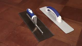 Concrete Finishing Trowels for a Concrete Countertop [upl. by Wardle]