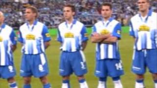 Espanyol Zaragoza Final de Copa de 2006 Himno Nacional [upl. by Greenquist554]