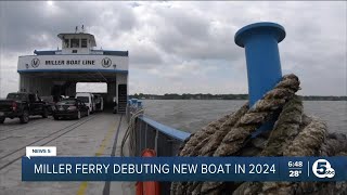 Miller Ferry debuts new boat in 2024 [upl. by Ginnifer]