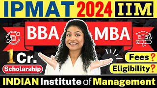 🔥IIMs BBAMBA IPM Application Form Out IPMAT 2024 Registrations  BBA From IIMsbba iim viral [upl. by Ailsun549]