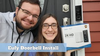 Installing Our Eufy 2K Video Doorbell  Wired [upl. by Maice151]