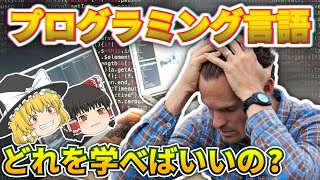 【ゆっくり解説】2022年に初学者はどのプログラミング言語をやればいい？トレンド分析・独断と偏見で解説 [upl. by Aiht]