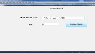 Datetime picker demo using Visual Basic 2010 [upl. by Reace]