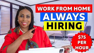 Top 15 Companies Always Hiring Work From Home Jobs Worldwide With Great Pay [upl. by Callas561]