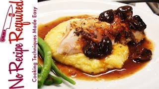 Roast Chicken With Polenta and Mushrooms  NoRecipeRequiredcom [upl. by Aloysia]